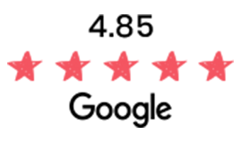4.85 Stars on Google